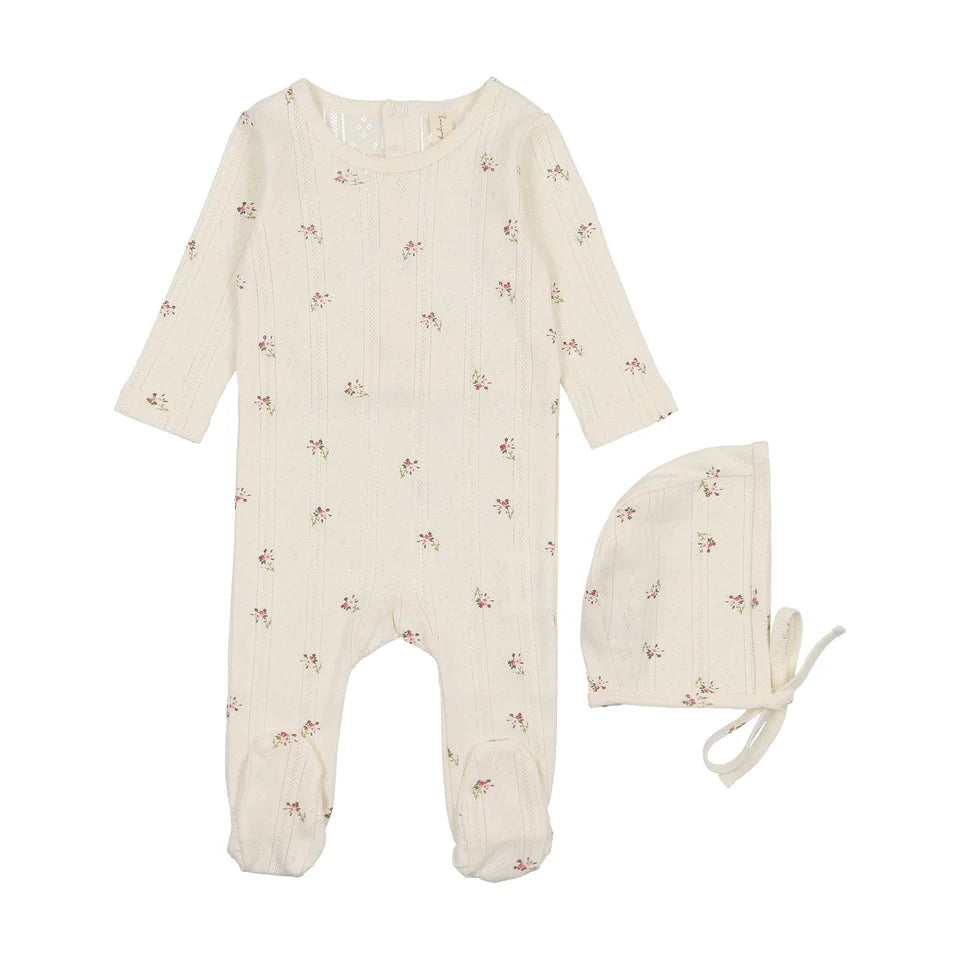 Bonjoy Printed Pointelle 3pc Set (girl)