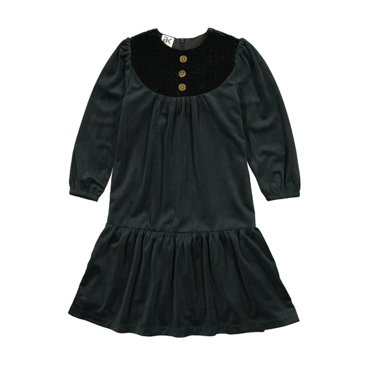 Buckingham Bottle Green Dress