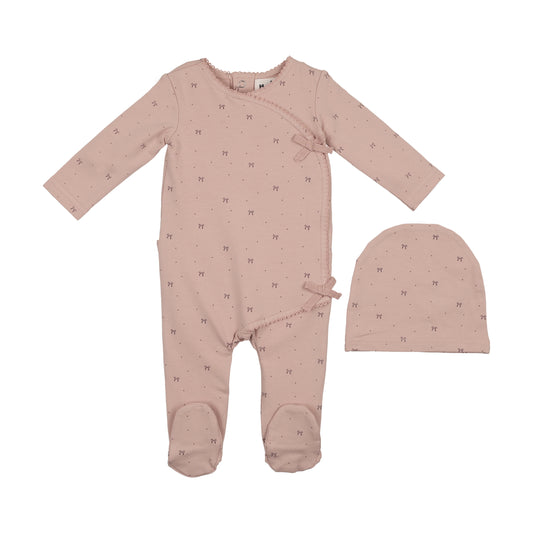 Maniere Bow Wrap Footie