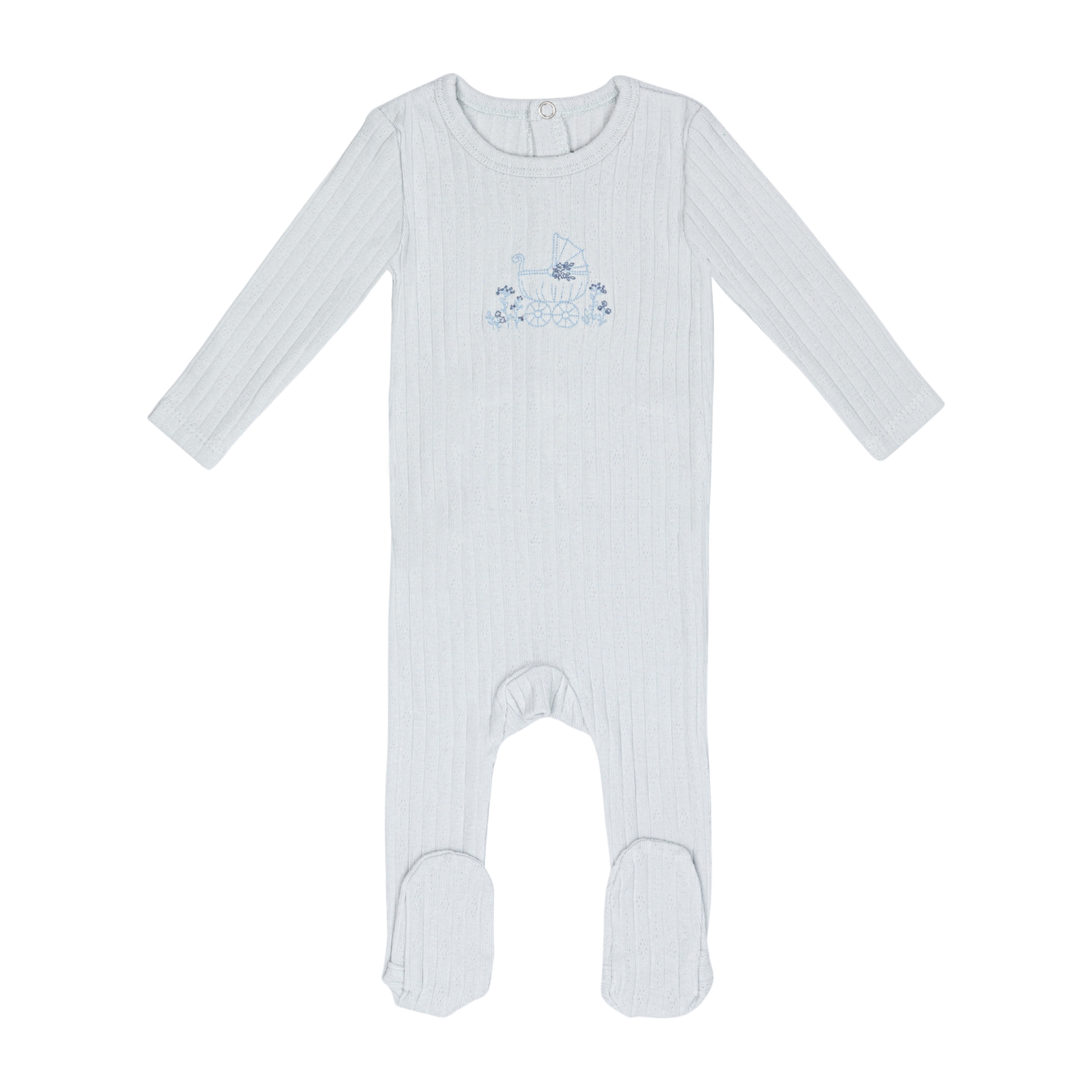 Mini Label Carriage Footie (Boy)
