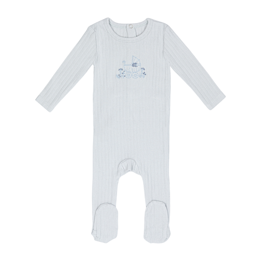 Mini Label Carriage Footie (Boy)