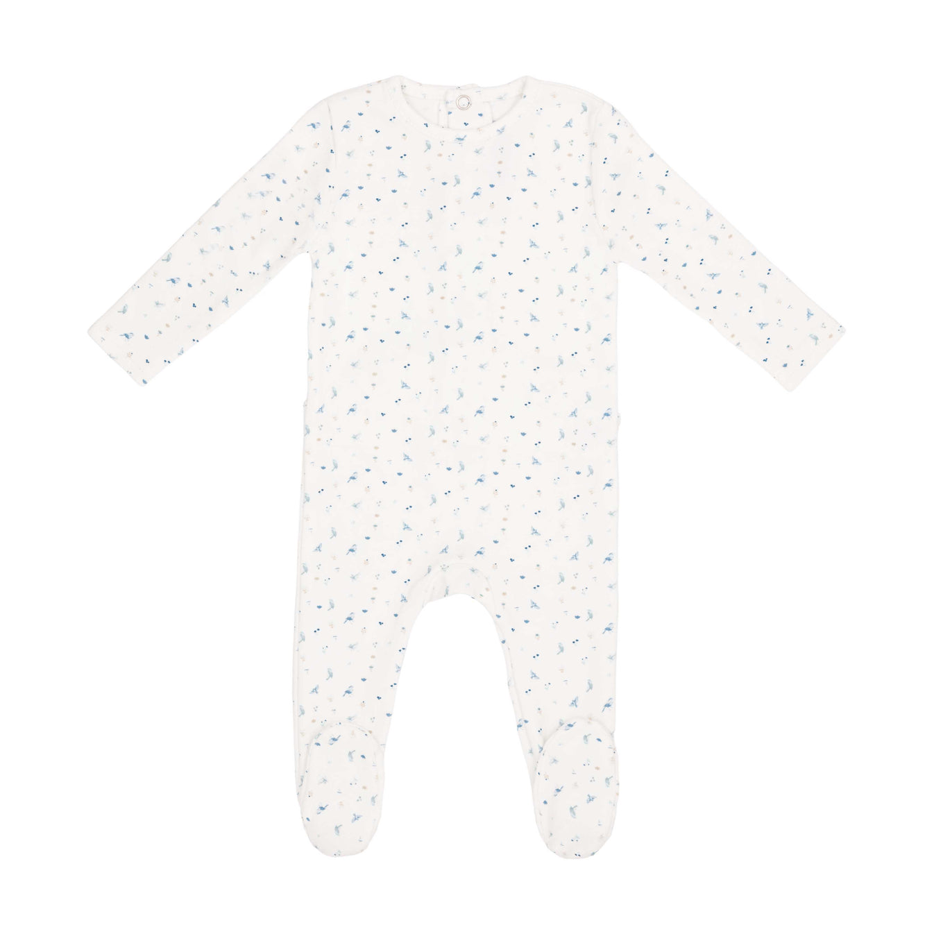 Mini Label Bird Over Print Footie