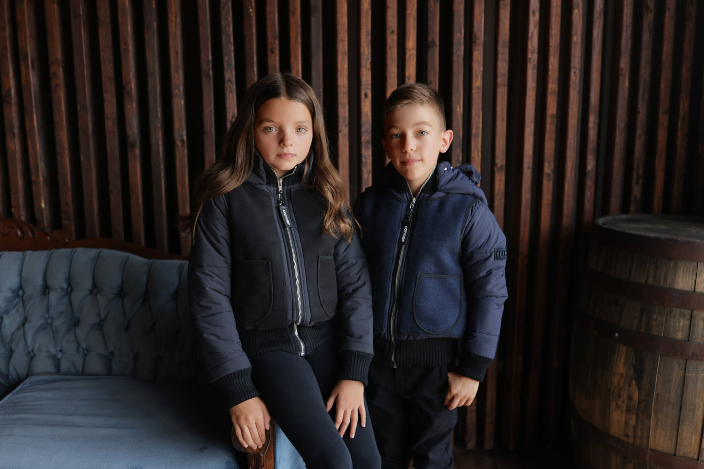 Cozy Coop Wool Patchwork Coat