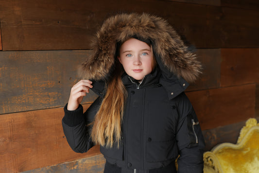 Cozy Coop Teen Snap Pocket Down Bomber