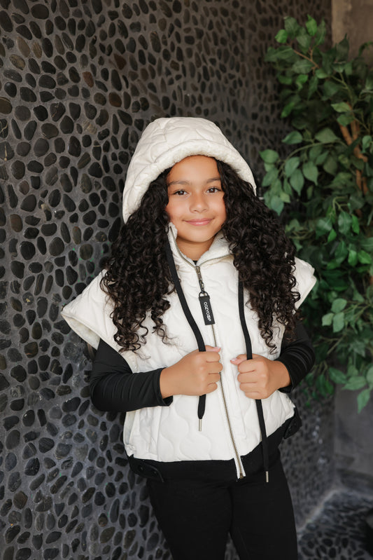 Cozy Coop Quilted Bomber Vest