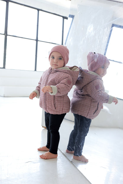 Cozy Coop Baby Plaid Jacket w/ Beanie