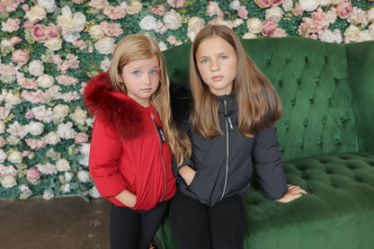 Cozy Coop Twill Ribbon Down Coat