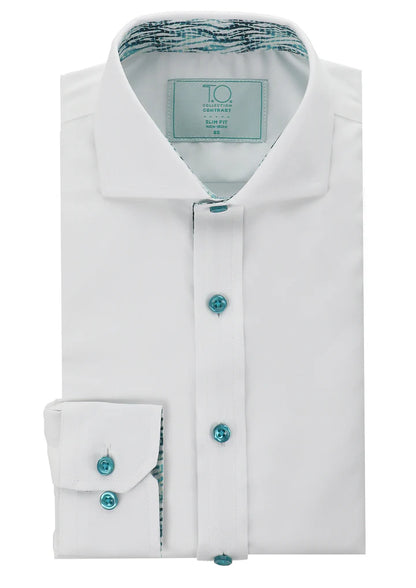 T.O. Green Label Slim Contrast Shirt
