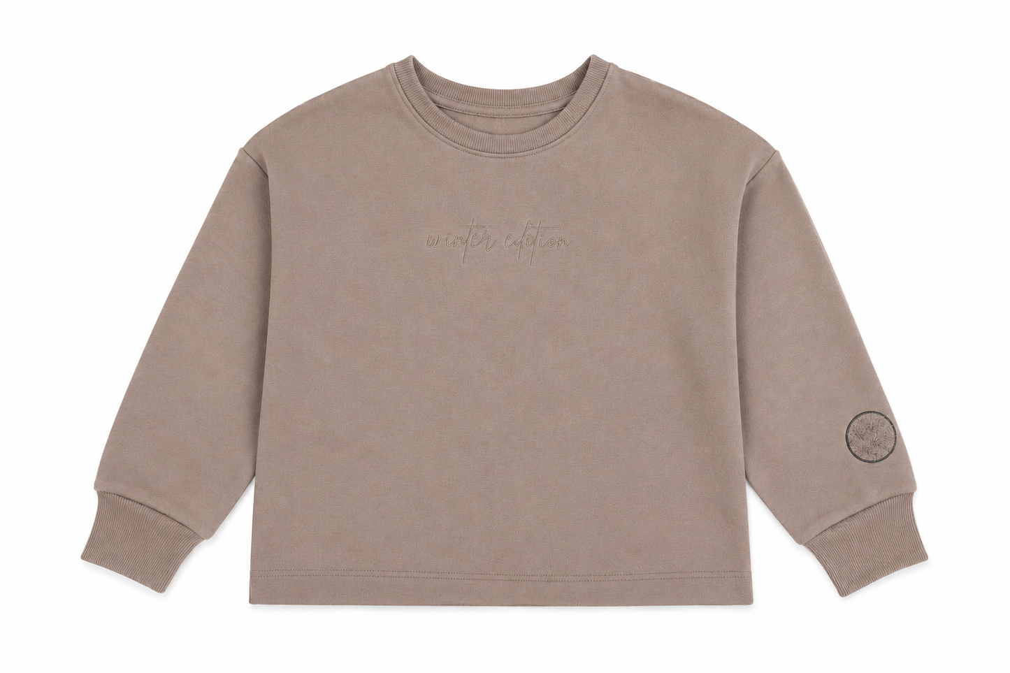 Bondoux Sherpa Embroidery Girls Top