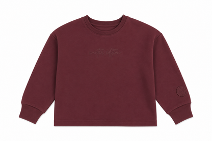 Bondoux Sherpa Embroidery Girls Top