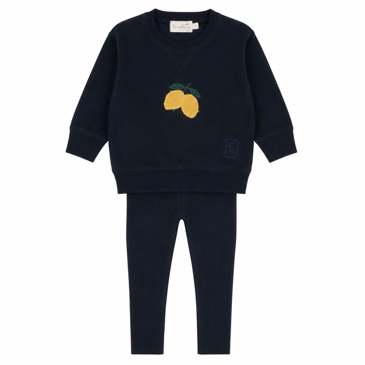 Bondoux Sherpa Lemon 2 Pcs Set