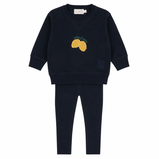 Bondoux Sherpa Lemon 2 Pcs Set