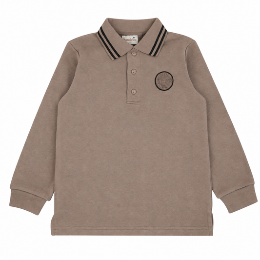 Bondoux Sherpa Embroidery Boys Polo