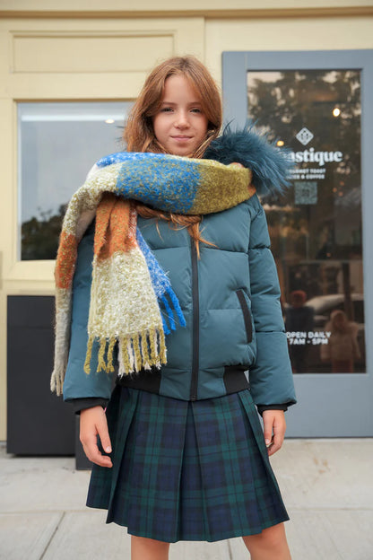 Bondoux Textured 'B' Jacket (Girl)