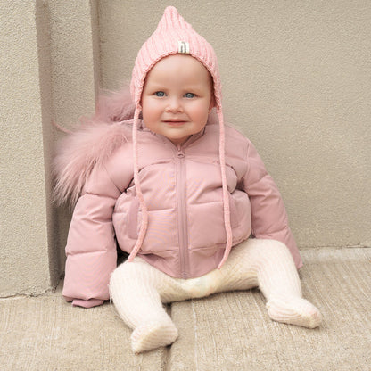 Bondoux Textured 'B' Jacket (Girl)