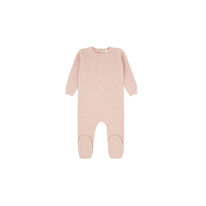 Daisy Scalloped Knit Footie (girl)