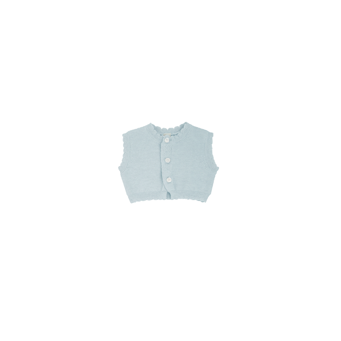 Daisy Scalloped Knit Vest