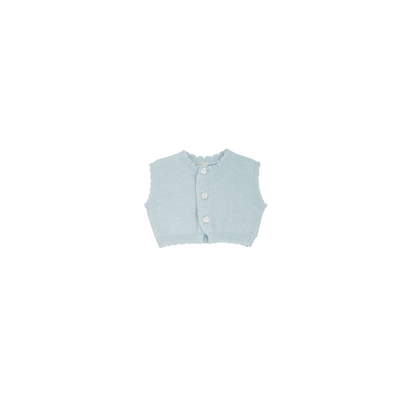 Daisy Scalloped Knit Vest