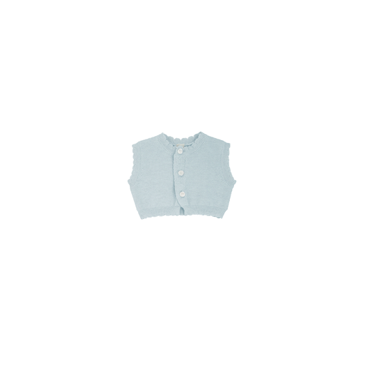 Daisy Scalloped Knit Vest