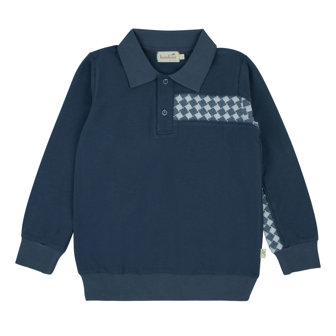 Bondoux Knit Insert Polo Shirt
