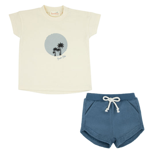 Bondoux Palm Tree Short Set