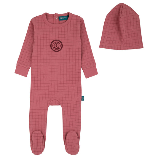 Laylay Checked Logo Footie (girl)