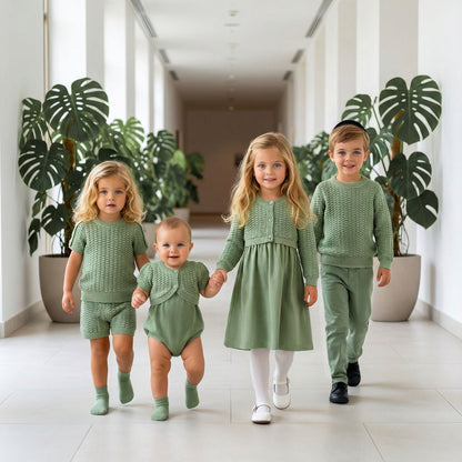 Buckingham Green Mint Bubble & Bolero