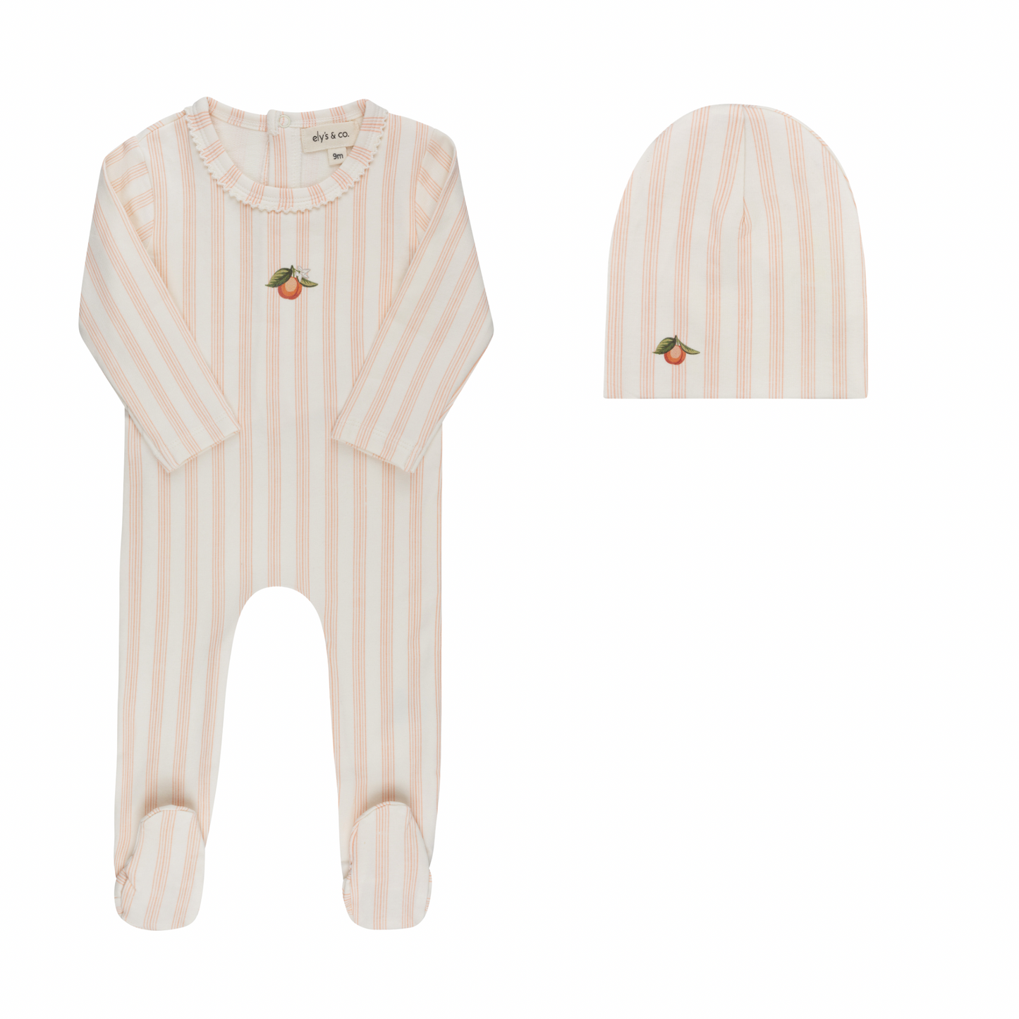 Ely's & Co Fruit Footie & Beanie (girl)