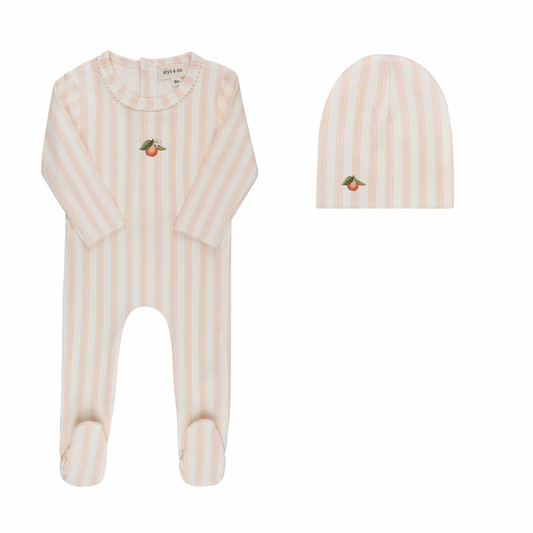 Ely's & Co Fruit Footie & Beanie (girl)