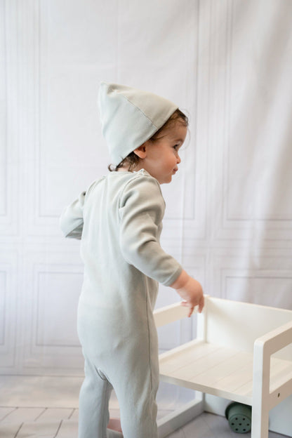 Niche Bebe Ribbed Footie & Hat