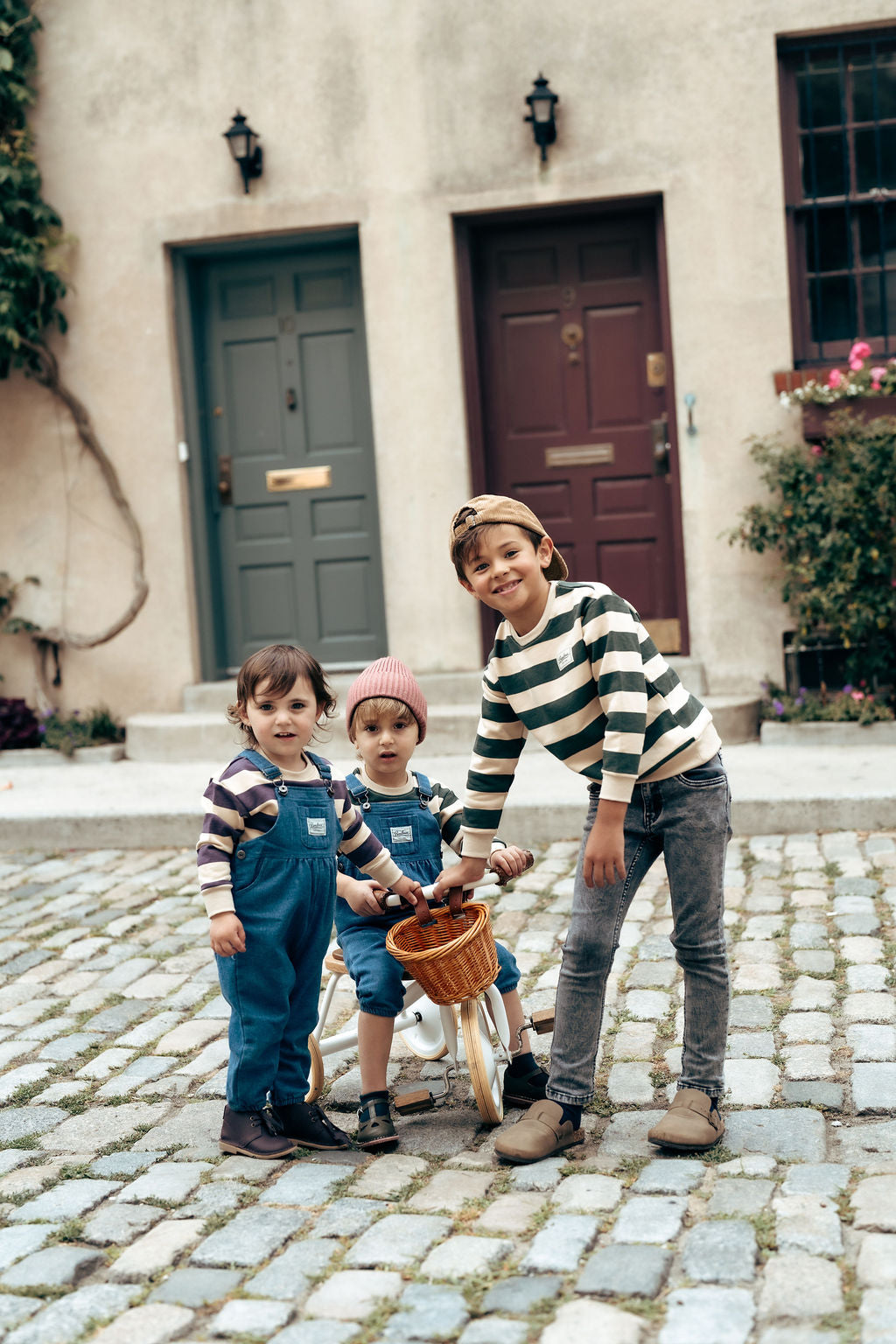 Bondoux Striped 2 Pcs Romper Set