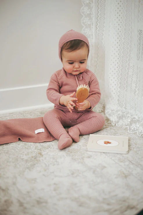 Rompp Woven Wrap Knit Footie