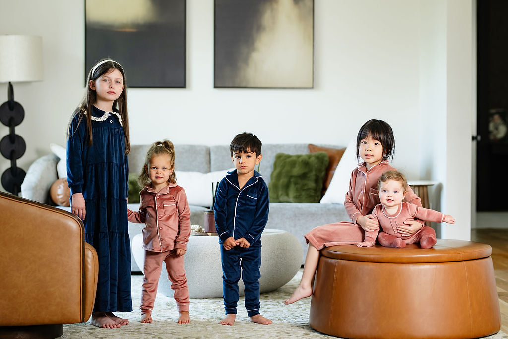Pouf Velour Grandpa Footie (aw26)