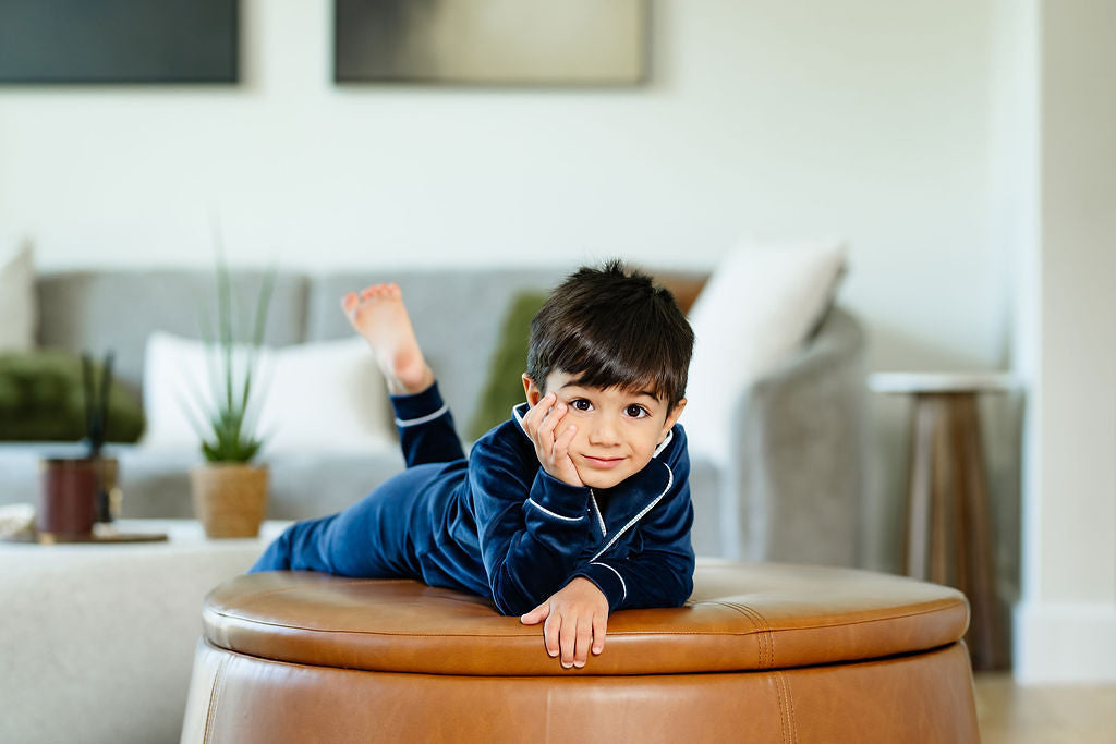 Pouf Velour Grandpa PJ (aw26)