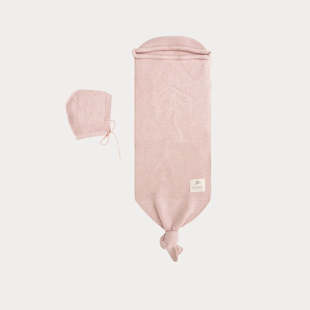 Daisy Knit Cocoon Set (Roselle)