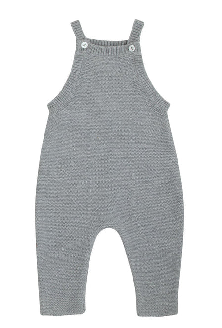 Daisy Overalls Knit Footie