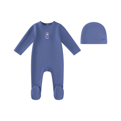 Mini Label Boys Fisherman Footie & Hat