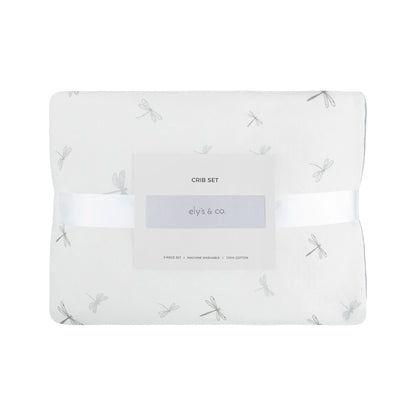 Ely's & Co Dragonfly 4pc Mini Crib Set