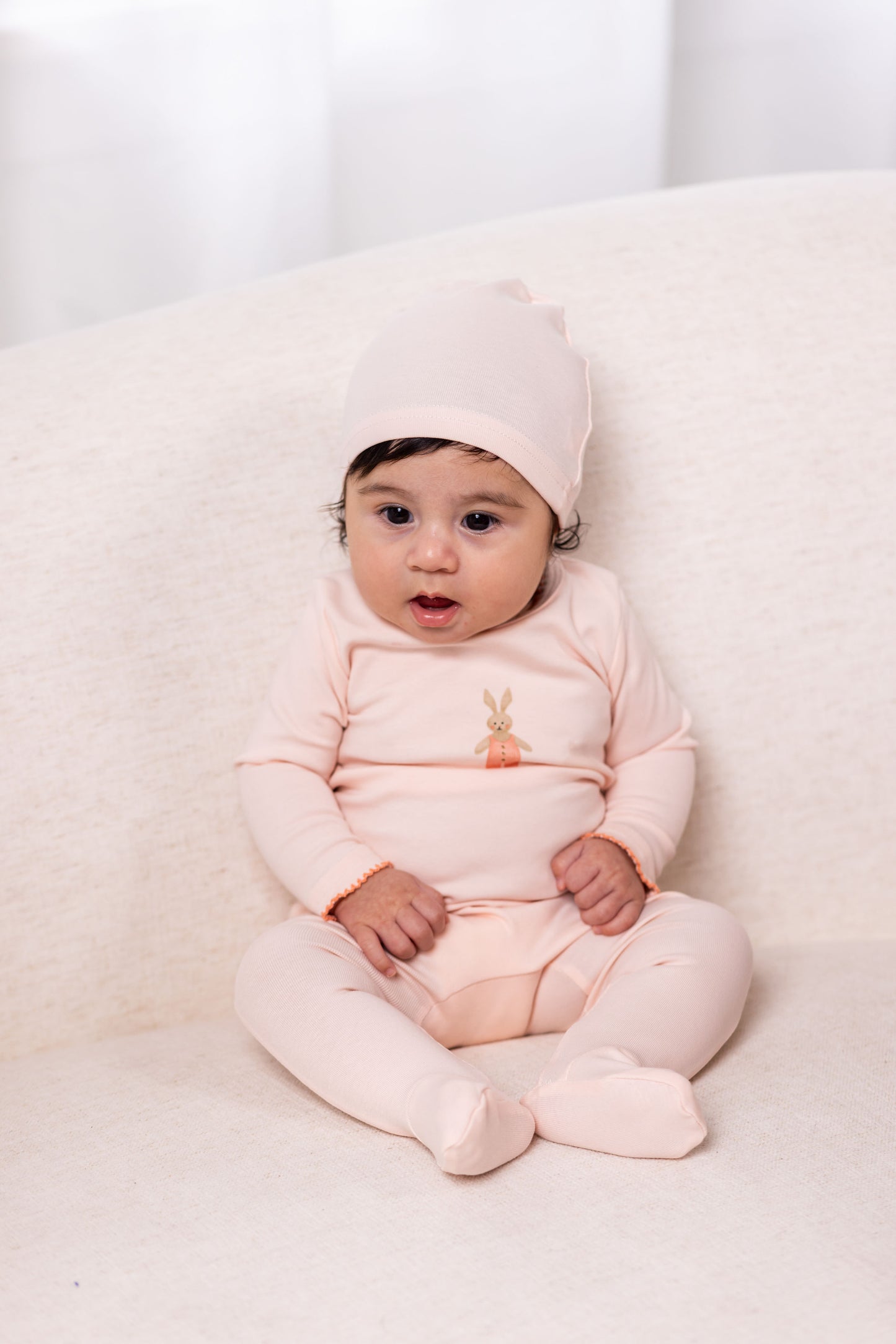 Pouf Bunny Graphic Footie (girl)