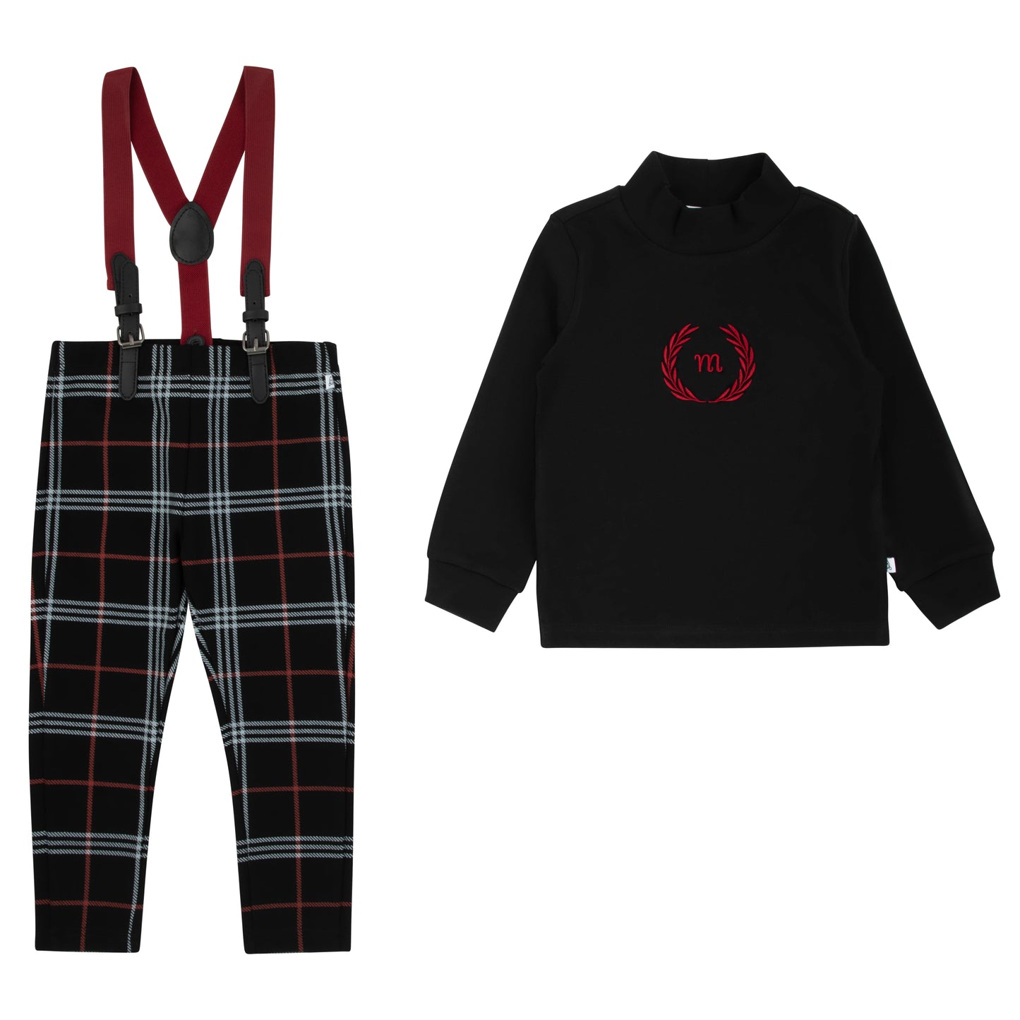 Miss Mini Embroidered Duo Shabbos Set Boy