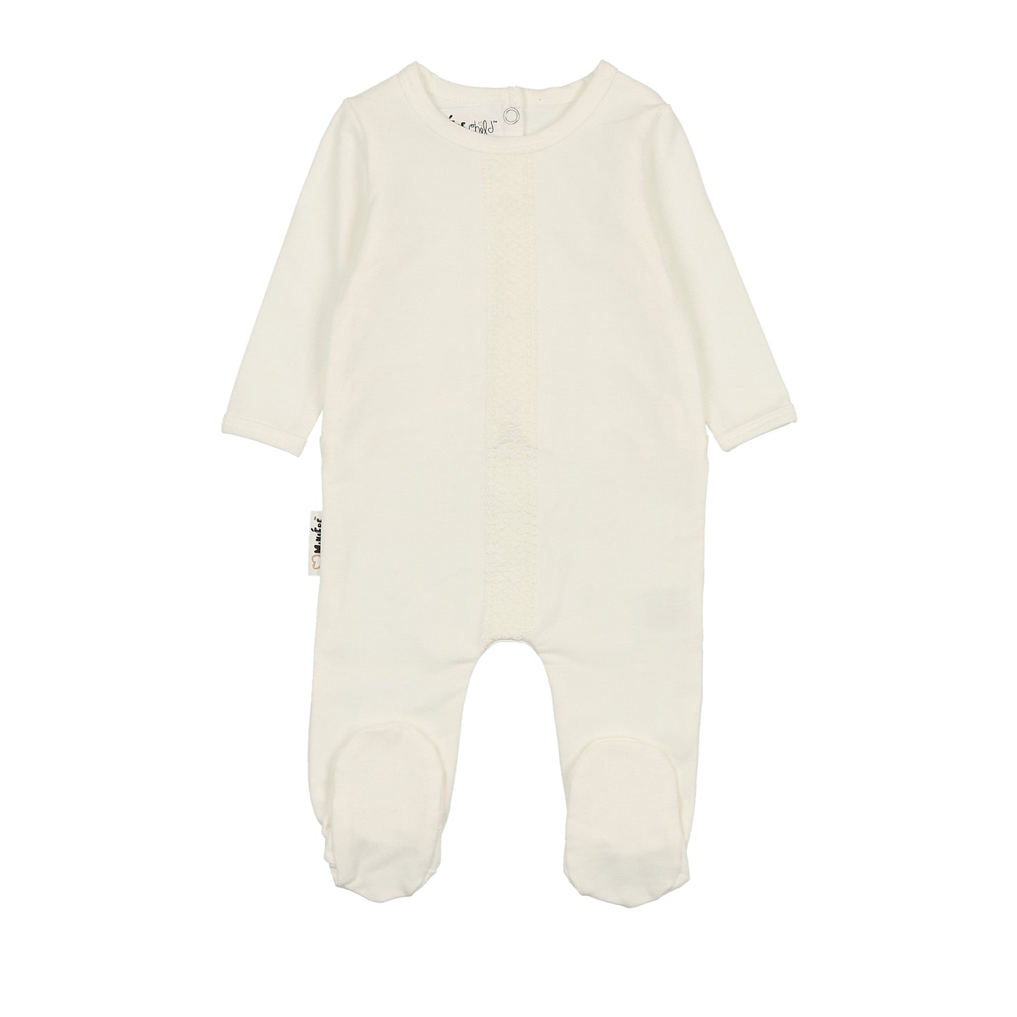 Maniere Elegant Embroidery Footie