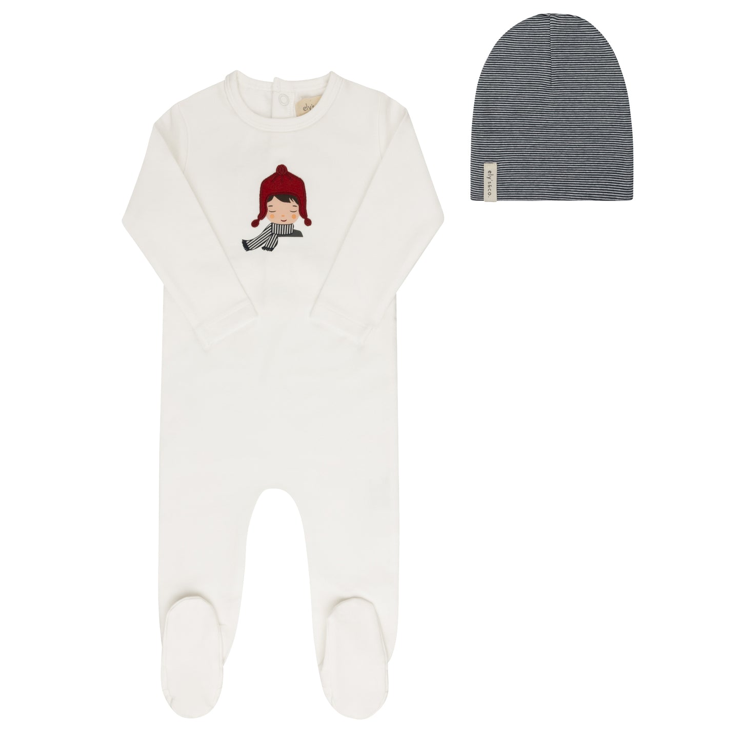 Ely's & Co Autumn Kids Footie & Beanie