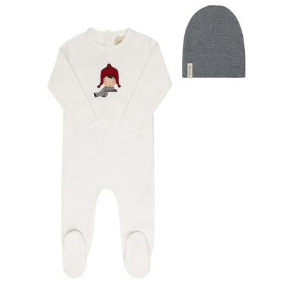 Ely's & Co Autumn Kids Footie & Beanie
