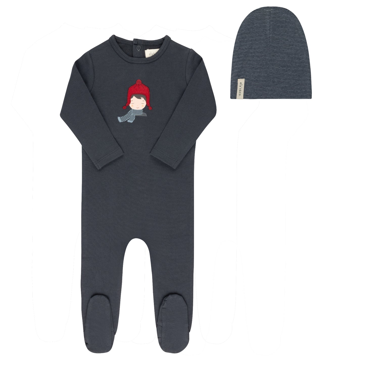Ely's & Co Autumn Kids Footie & Beanie