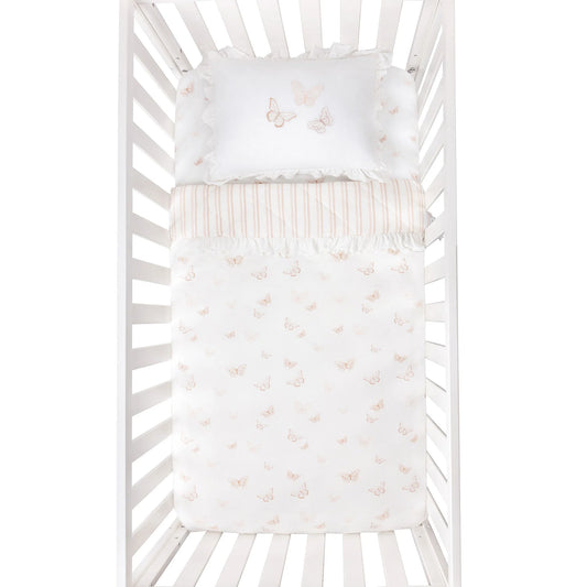 Ely's & Co 5pc Pink Butterfly Crib Set