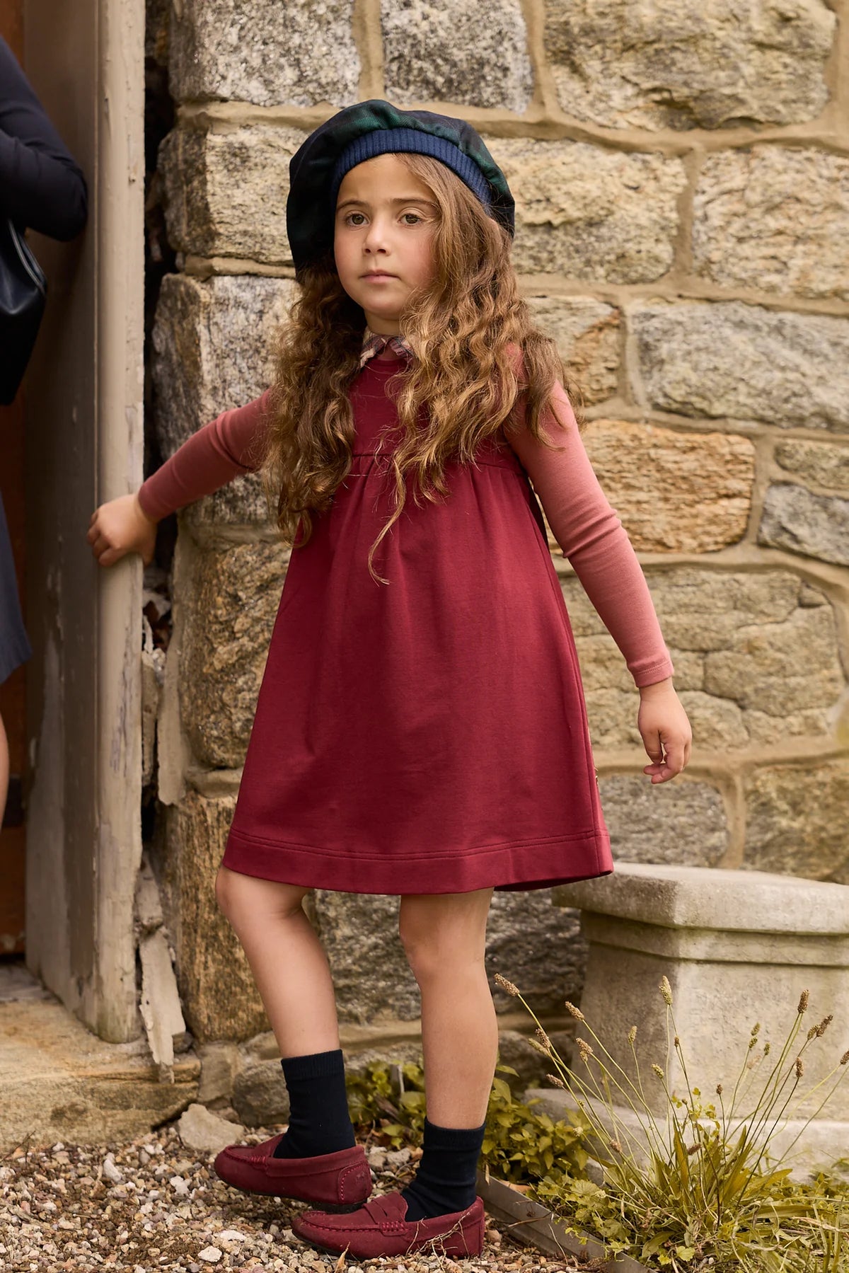 Ely's & Co French Terry Scottish Girl Jumper