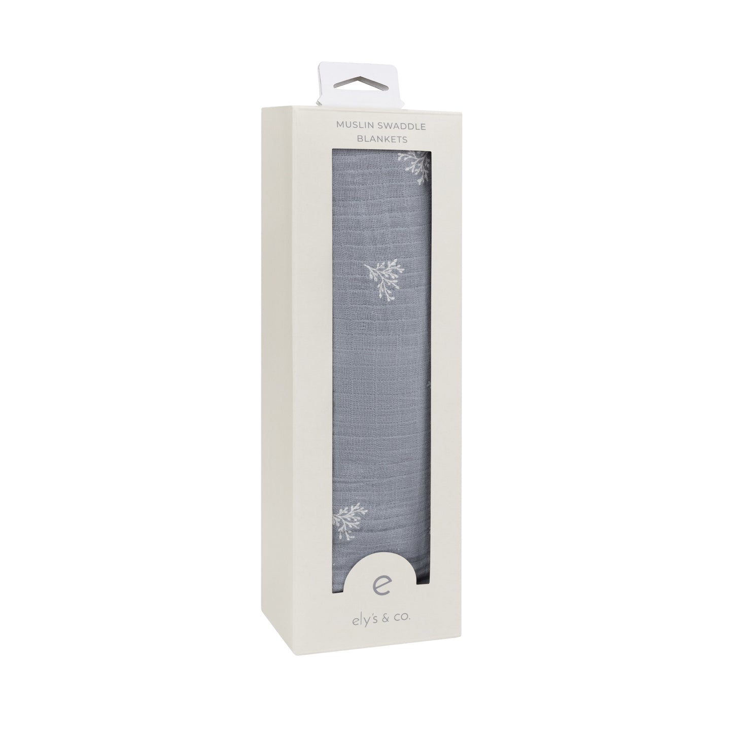 Ely's & Co Velour Leaf Muslin Swaddle