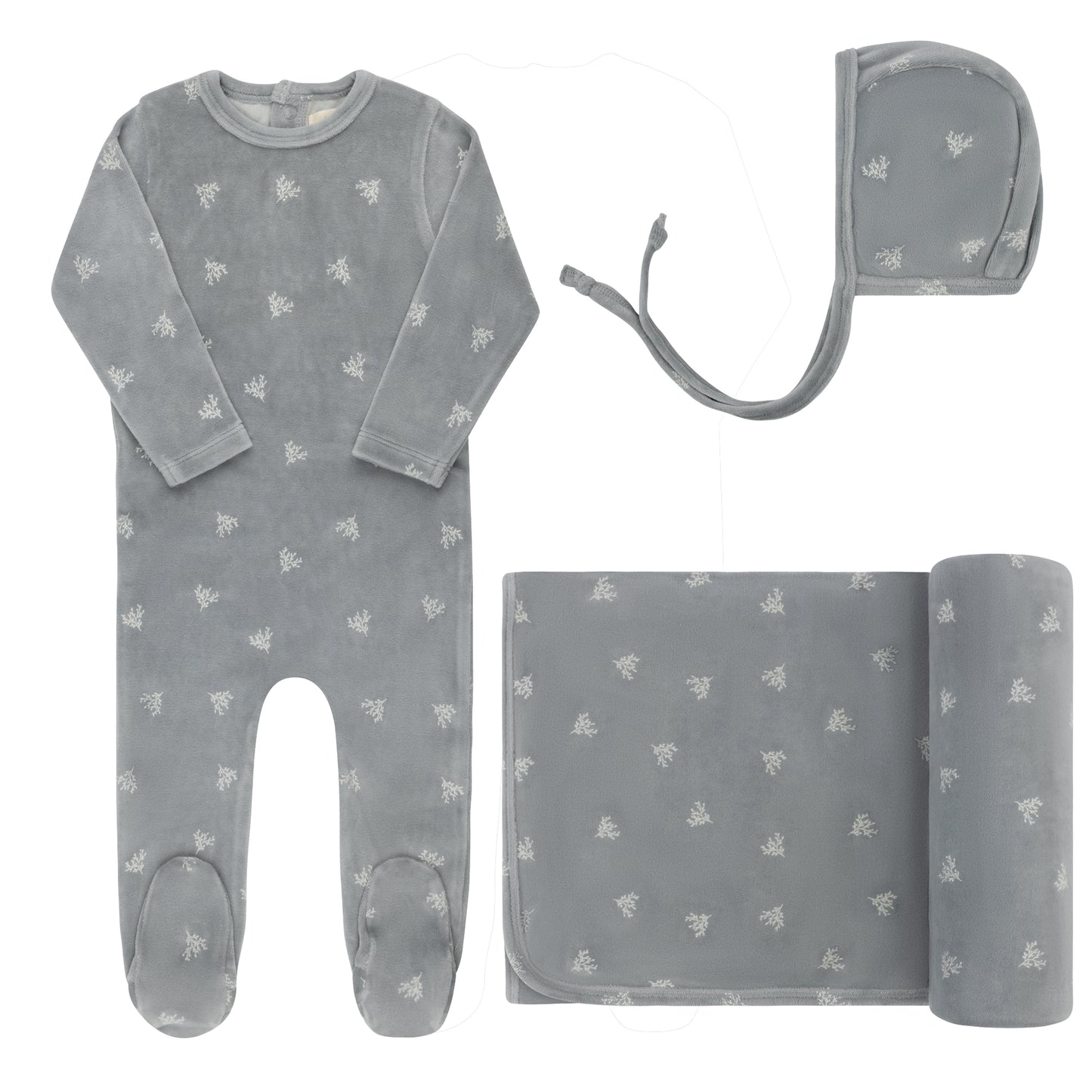Ely's & Co Velour Leaf Take Me Home Set