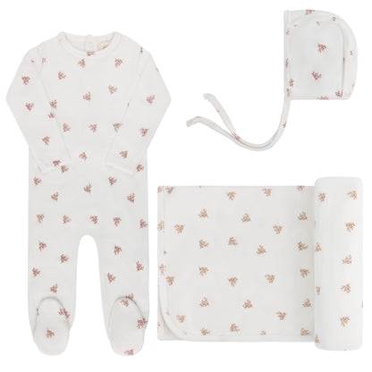 Ely's & Co Velour Leaf Take Me Home Set (Girl)