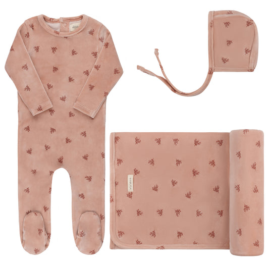 Ely's & Co Velour Leaf Take Me Home Set (Girl)